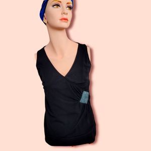 Medium Mexx sheer back v neck jeweled tank top